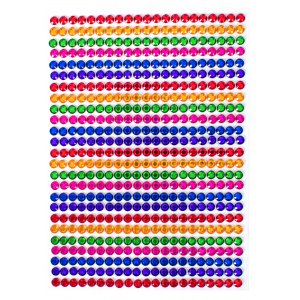 Kristallstenar blandade färger - 525 st Kristallstenar blandade färger - 525 st