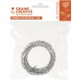 Chenilletr�d 6 mm silver, 10 meter