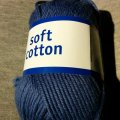 Kundbild Soft Cotton 50g - Jeans: Underbart garn.