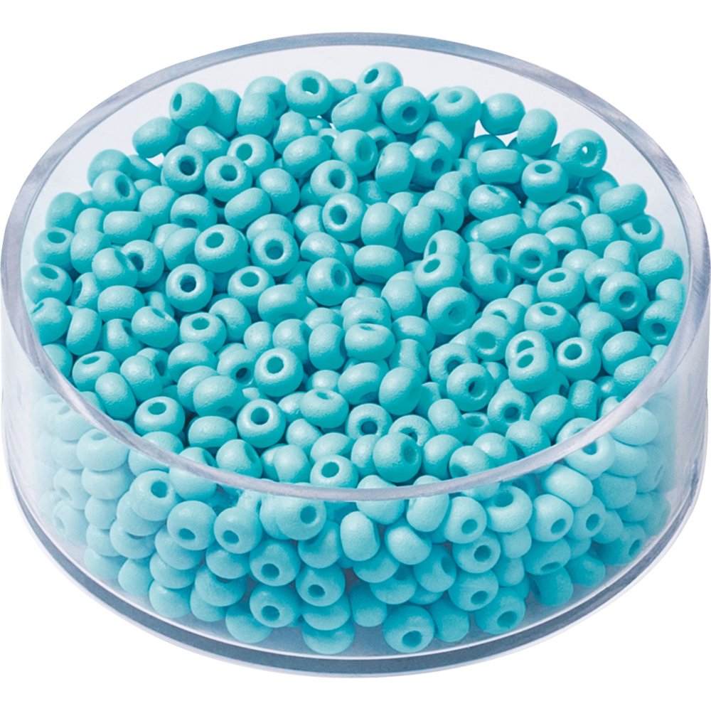 Boheme rocailleperler 2,5 mm 17 g - Turkis - Blandinger af rocaillesperler, Rocaillesperler, Håndværk