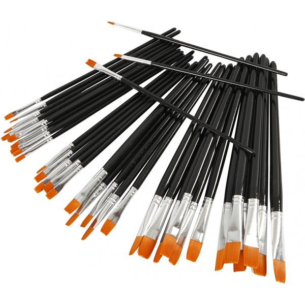 YellowLine Penselset - nr. 0+2+4+8+12+16 - 36 st YellowLine Penselset - nr. 0+2+4+8+12+16 - 36 st