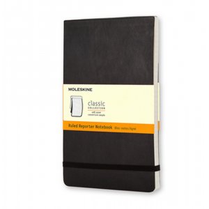 Reporterblock Classic Linjerad Soft cover - Svart Reporterblock Classic Linjerad Soft cover - Svart