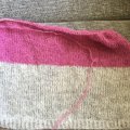 Kundbild DROPS Brushed Alpaca Silk garn - 25g - Ljusgrå (02): Jag är supernöjd med garnet så här...