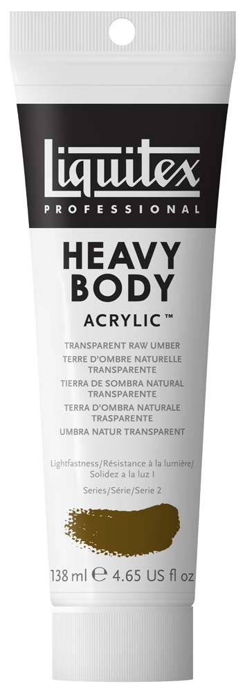 Akrylfärg Heavy Body Liquitex 138 ml - 333 Transparent Raw Umber - Akrylfärger, Konstnärsfärger