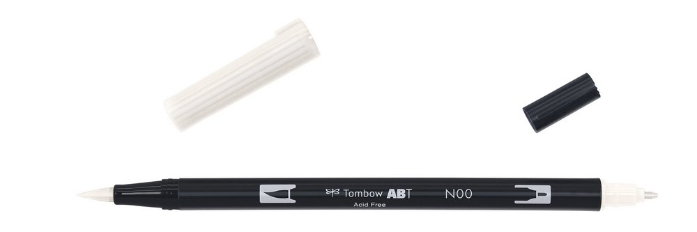Tombow ABT Dual Brush - (N00) Blender Pen - Kalligrafi penne, Kalligrafi, Penne, kridt & tusch