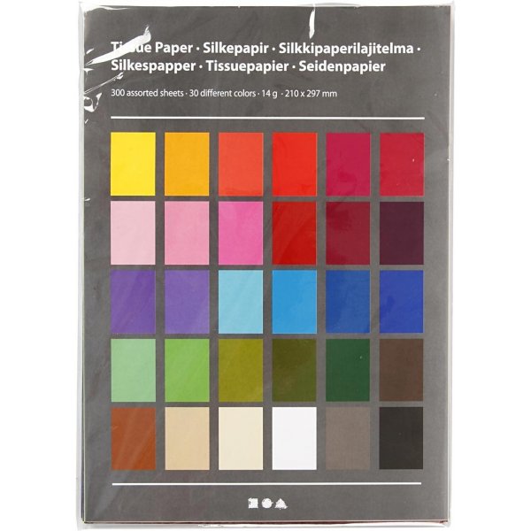 Silkespapper - A4 - 14 g -30 x 10 ark Silkespapper - A4 - 14 g -30 x 10 ark