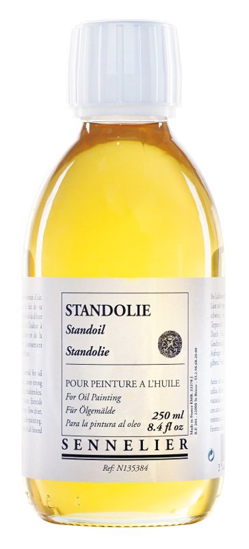 Olie medium Sennelier 250 ml - Stand Oil - Medium til oliemaling, Malermedium, Fernis og kunstner medier til kunstmaling