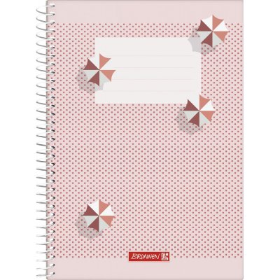 Notatbok med innbundet omslag - rosa