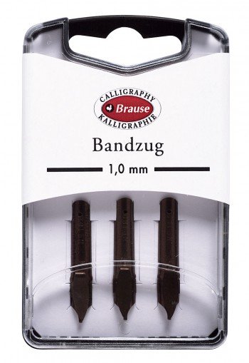 Bandzug 1.0 mm, 3 st/ask - Kalligrafistift, Kalligrafi, Pennor, kritor & tusch