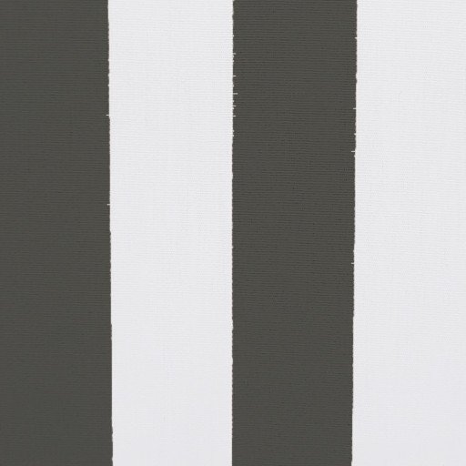Markisestof Caribien Stripe - 501 - Grå - Markisestof, Stof