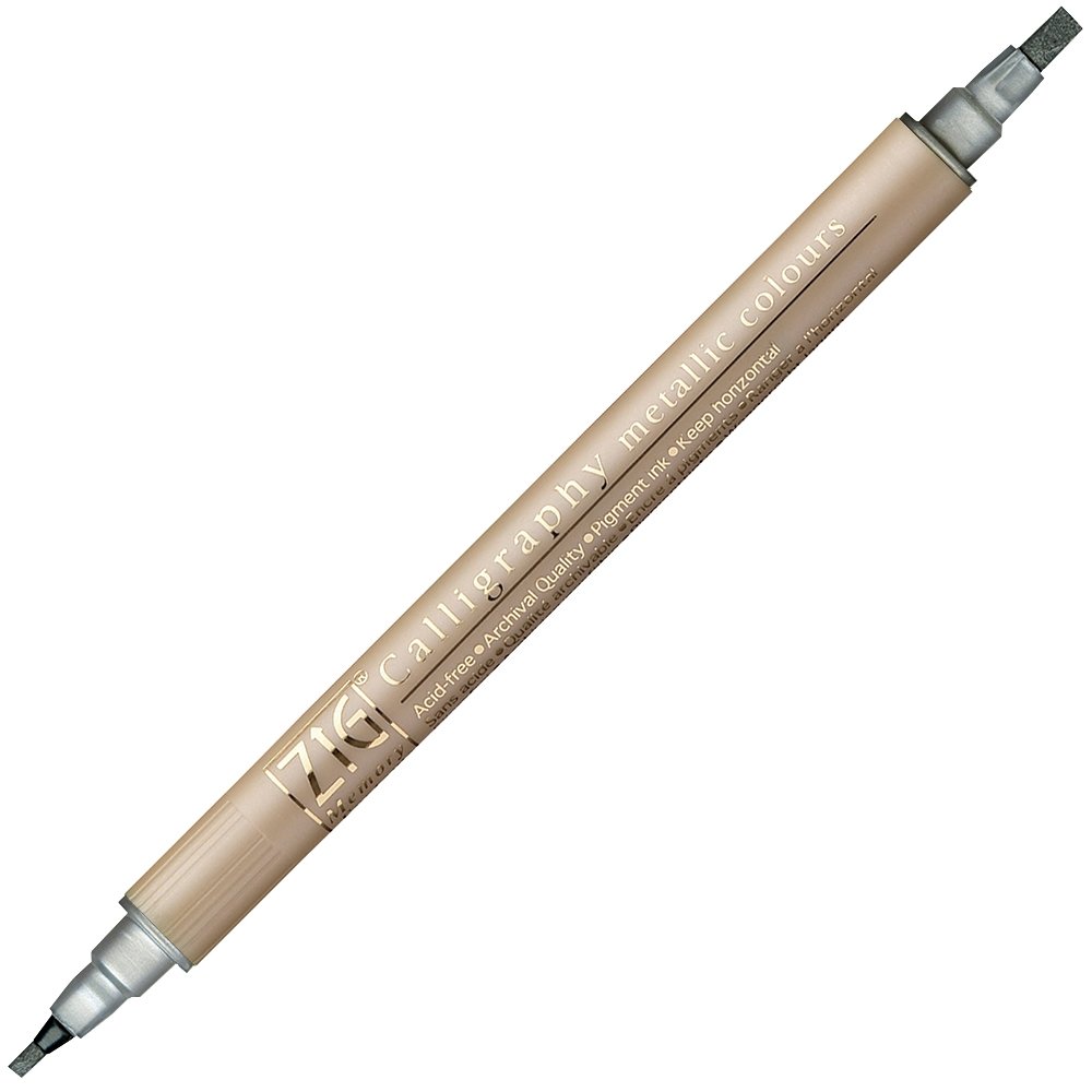 Kalligrafipenna ZIG Metallic - Silver - Kalligrafipennor, Kalligrafi, Pennor, kritor & tusch
