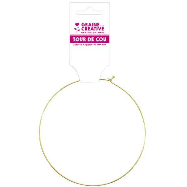 Halsring i mässing, 14 cm Halsring i mässing, 14 cm