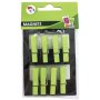 Magnetiska klädnypor, 35 mm, 8-pack Magnetiska klädnypor, 35 mm, 8-pack