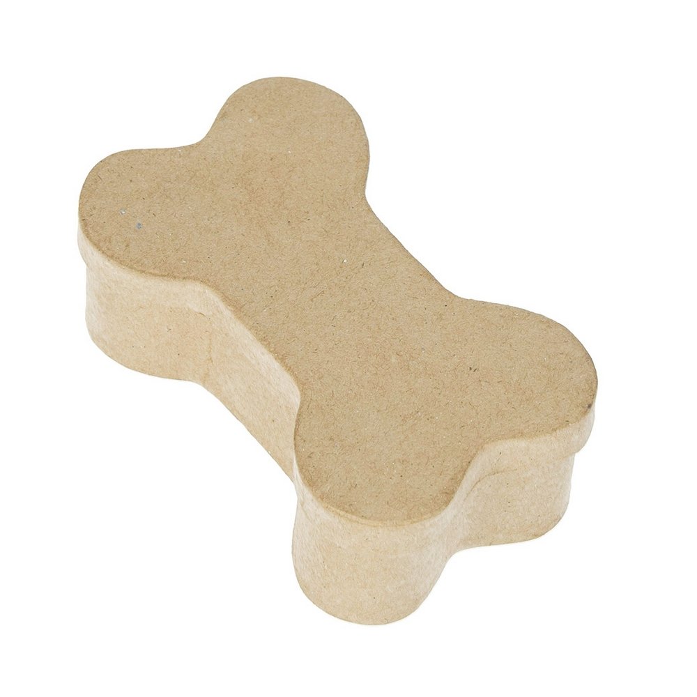 Kasse til Hundeben - 11x6,5x3,5 cm - Papæsker, Papirartikler, Dekorationsrammer, Hobbymateriale, Håndværk