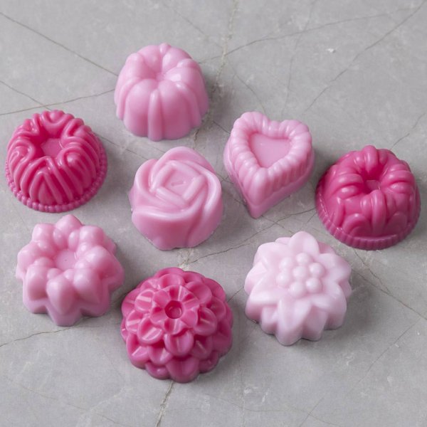 Silikonform - sm� sandkakor