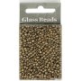 Rocaillep�rlor 3 mm Bronze 25 g