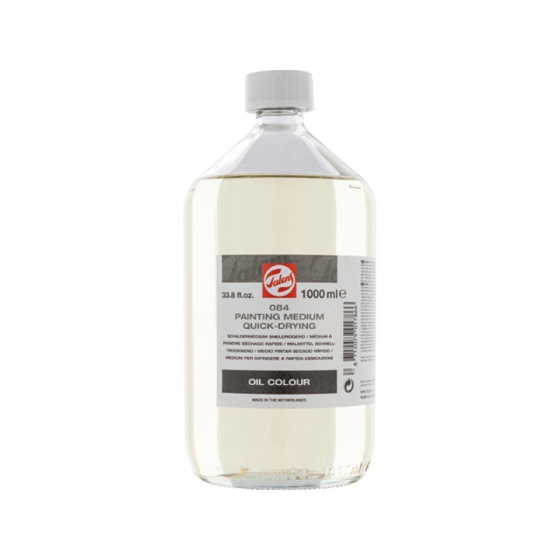 Farvemedium Hurtigttørrende - 1000 ml - Medium til oliemaling, Malermedium, Fernis og kunstner medier til kunstmaling