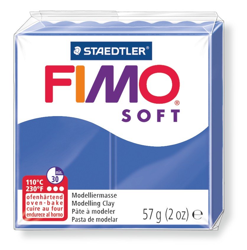 Modellervoks Fimo Soft 57 g - Koboltblå - Fimolera, Modellere, Hobbyartikler til børn, Hobbymateriale, Håndværk