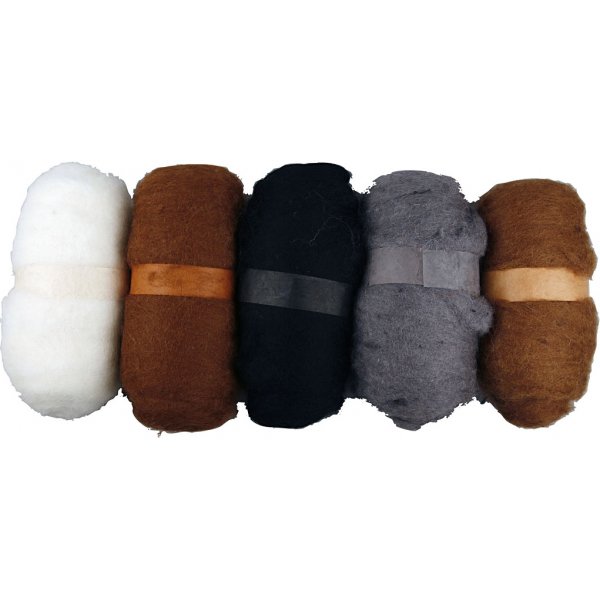 Kardad Ull - natur - 5 x 100 g Kardad Ull - natur - 5 x 100 g