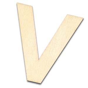 Träbokstav V i trä Träbokstav V i trä
