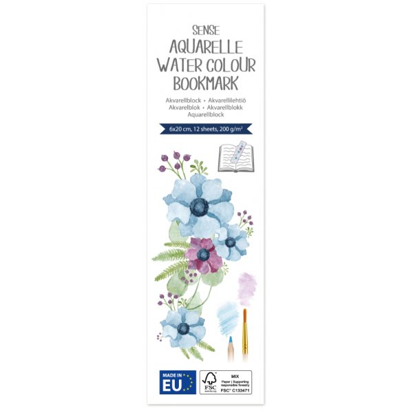 Bokmerke med akvarellblokk FSC�