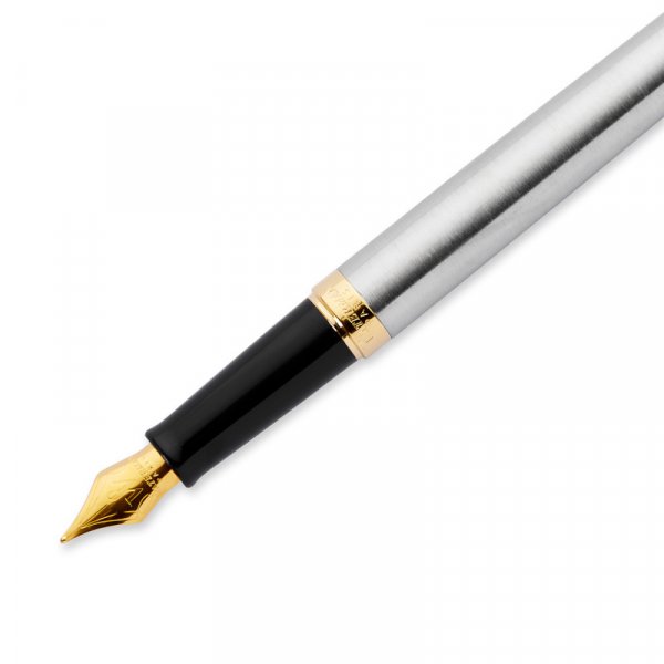 Reservoarpenna Waterman Hémisphère - Rostfritt stål Gold Trim - Medium Blå Reservoarpenna Waterman Hémisphère - Rostfritt stål Gold Trim - Medium Blå