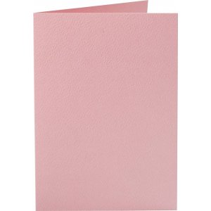 Kort - pink - 10,5 x 15 cm - 10 stk