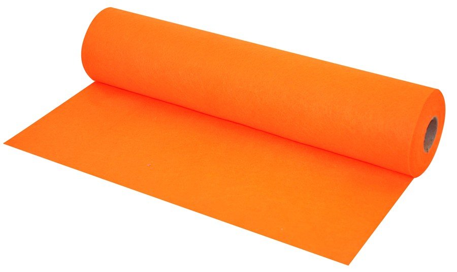 Filtrulle orange - Filt stof, Filt & filtark, Stof