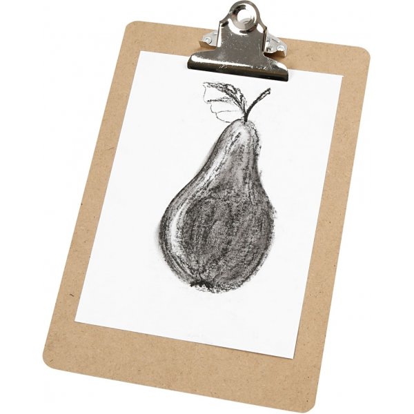 Clipboard/ritunderlag - silver - A5 Clipboard/ritunderlag - silver - A5