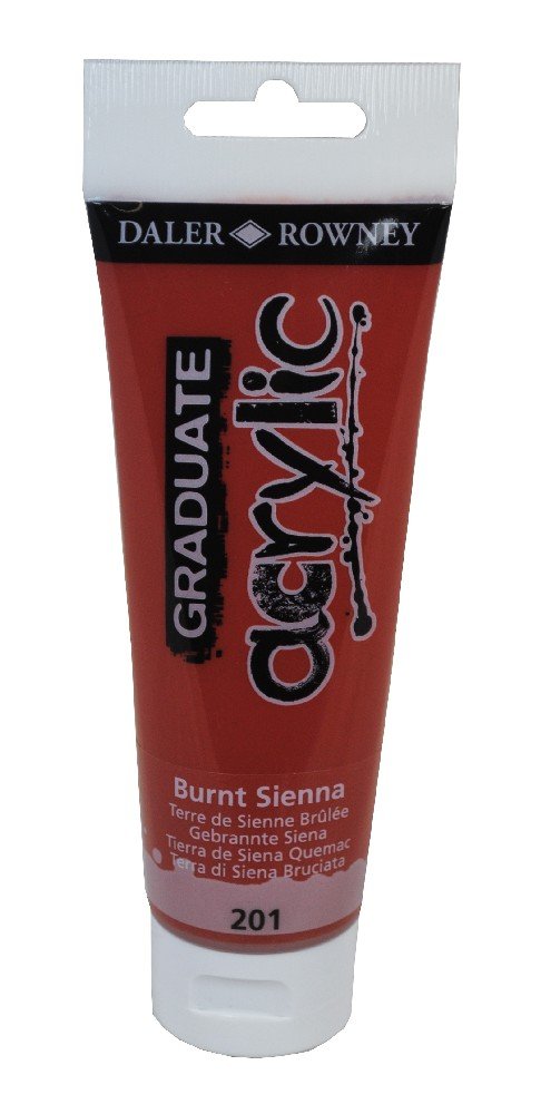 Akrylfärg Graduate 120 ml - Burnt Sienna - Akrylfärger, Konstnärsfärger