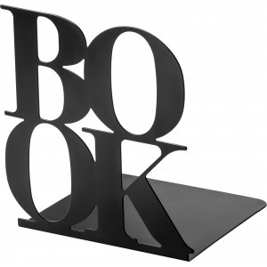 Bokst�ttebok svart metall - 2-pakning