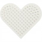 NABBI BioBeads Pärlplatta - Hjärta - 7x8,5 cm - 1 st