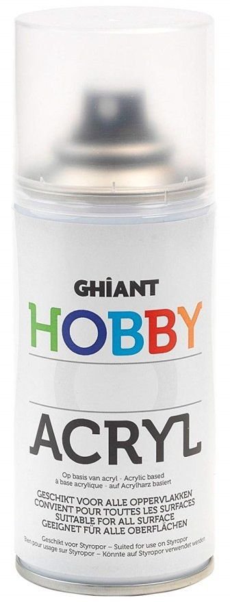 Spraymaling Ghiant Acryl 300 ml - Light Gray - Spraybokser, Spraymaling, Hobbymaling