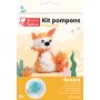 Gör-det-själv kit för pompom-räv Gör-det-själv kit för pompom-räv