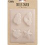 Form för tvål med enhörning, 4-pack Form för tvål med enhörning, 4-pack