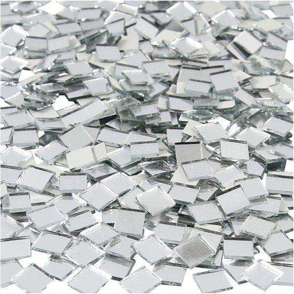 Spegelmosaik - 10 x 10 mm - 500 st Spegelmosaik - 10 x 10 mm - 500 st