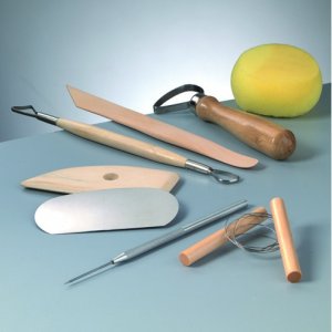 Modelleringsverktyg set - keramik / 8 delar