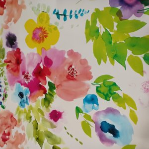 Vaxduk PVC Pastellblomning 140 cm