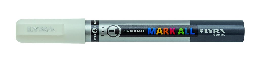 Mark All 1 mm White - Lyra Mark All, Markers, Penne, Penne, kridt & tusch