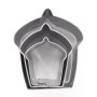Miniutstickare i rostfritt stål, cupcake, 3-pack Miniutstickare i rostfritt stål, cupcake, 3-pack