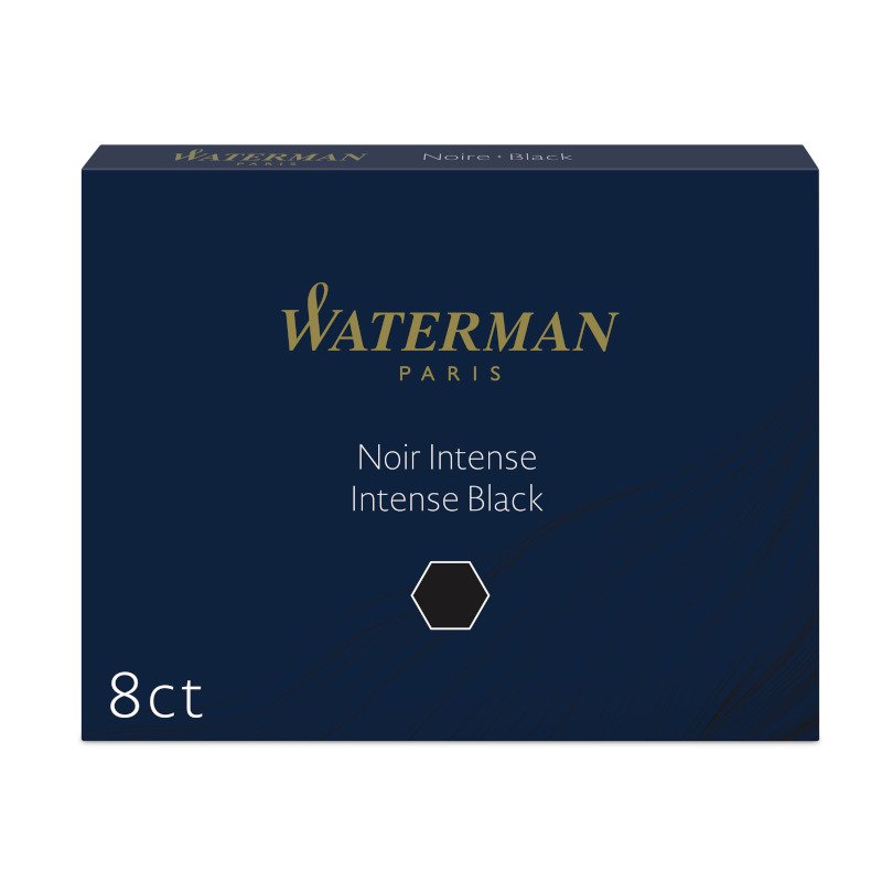 Blækpatron Waterman Cartridges - Intens sort - Kuglepenne, Penne, Penne, kridt & tusch