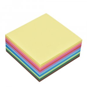Ark til foldning - Tangrami 10 x 10 cm - 500 ark/70 g/m² 10 farver/blandet