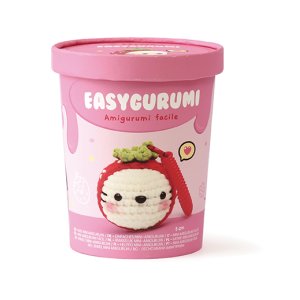 Virkkit Easygurumi - Jordgubbe