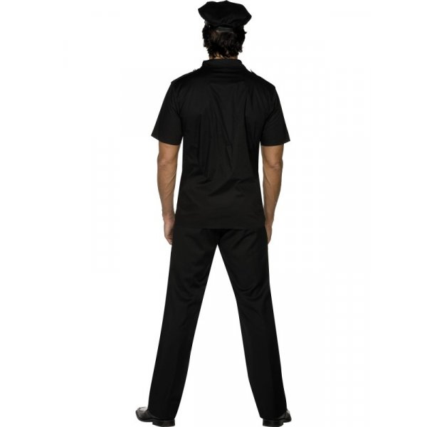 Het polis maskeraddräkt, svart - Large Het polis maskeraddräkt, svart - Large