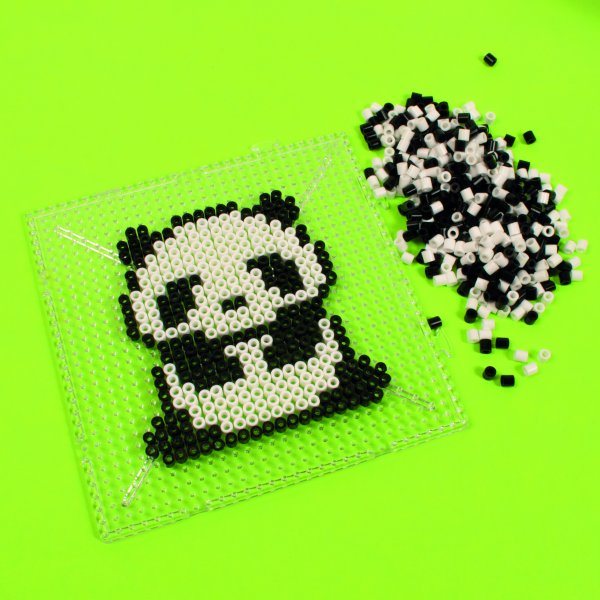 R�rp�rlor i hink 5000 st - svart & vit mix