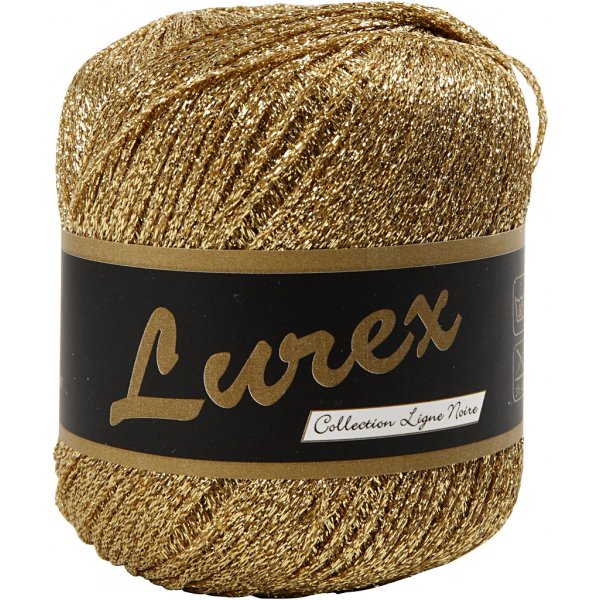 Lurex Garn - guld - 25 g Lurex Garn - guld - 25 g