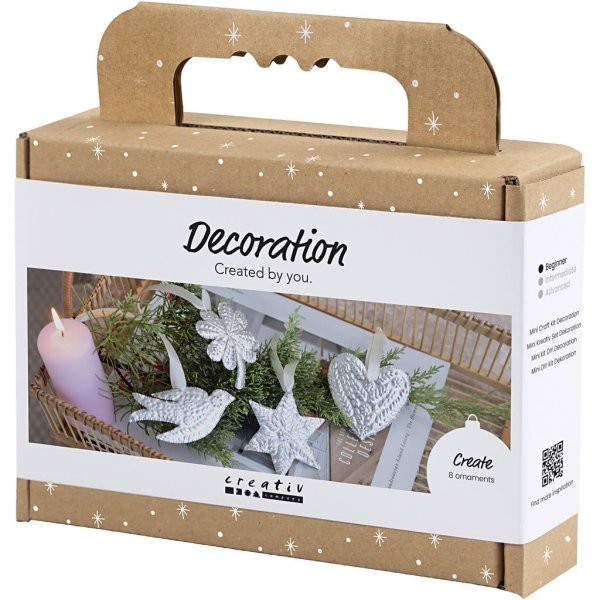 DIY-s�t julepynt s�lvmetal - 8 dele