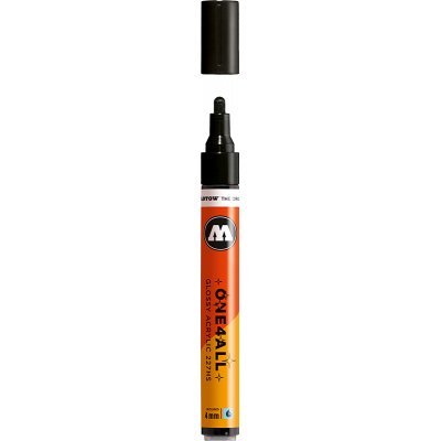 Akryl tuscher - Molotow - 227HS - 4mm - Blank sort - Akrylmarkør, Molotow Markers, Markers, Penne, Penne, kridt & tusch