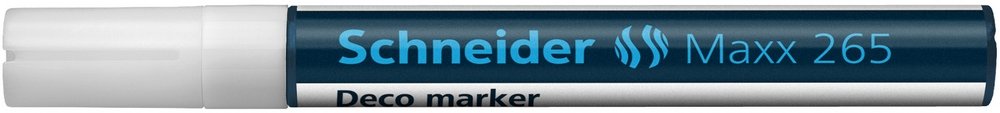 Maxx 265 Chalk Marker (2-3 mm) - Hvid - Markørpenne, Penne, Penne, kridt & tusch