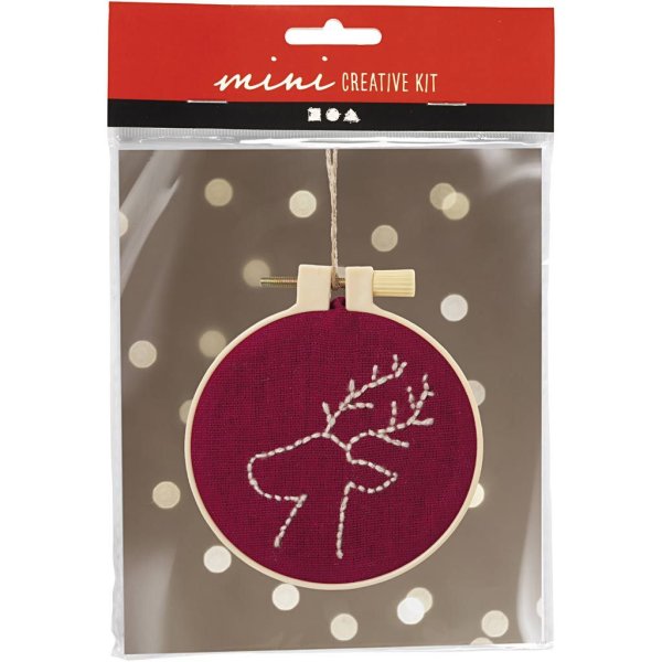 Broderikit Mini Rensdyr Broderikit Mini Rensdyr